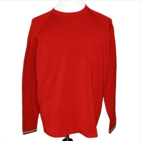 🌿Horny Toad Crew Neck Pullover Sweater XL Red - Picture 1 of 7